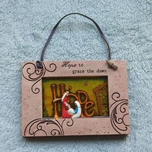 Tii Collections Cement Nativity Wall Decor Hope To Grace The Dawn Wall Hanger